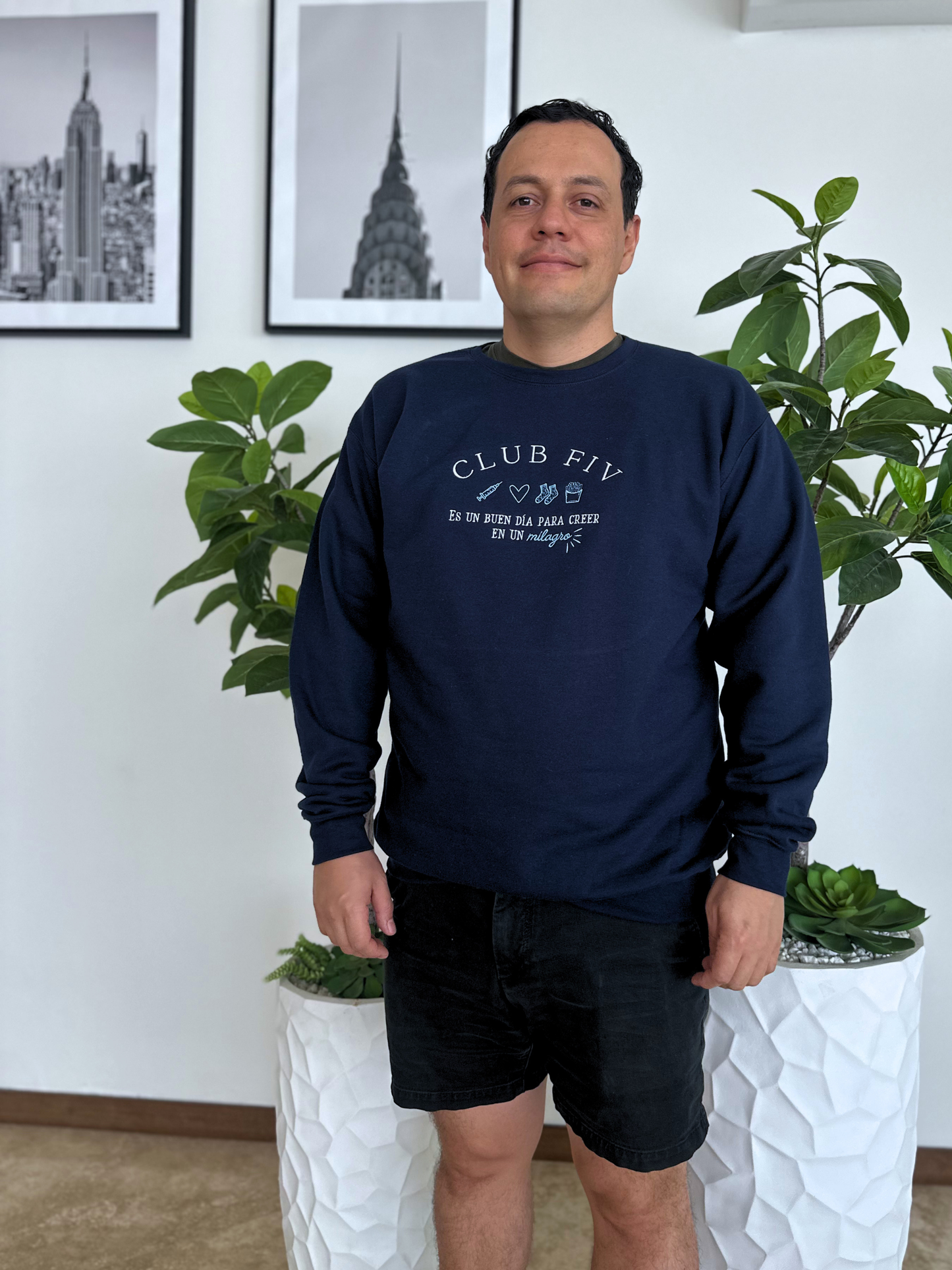 Sudadera CLUB FIV azul marino