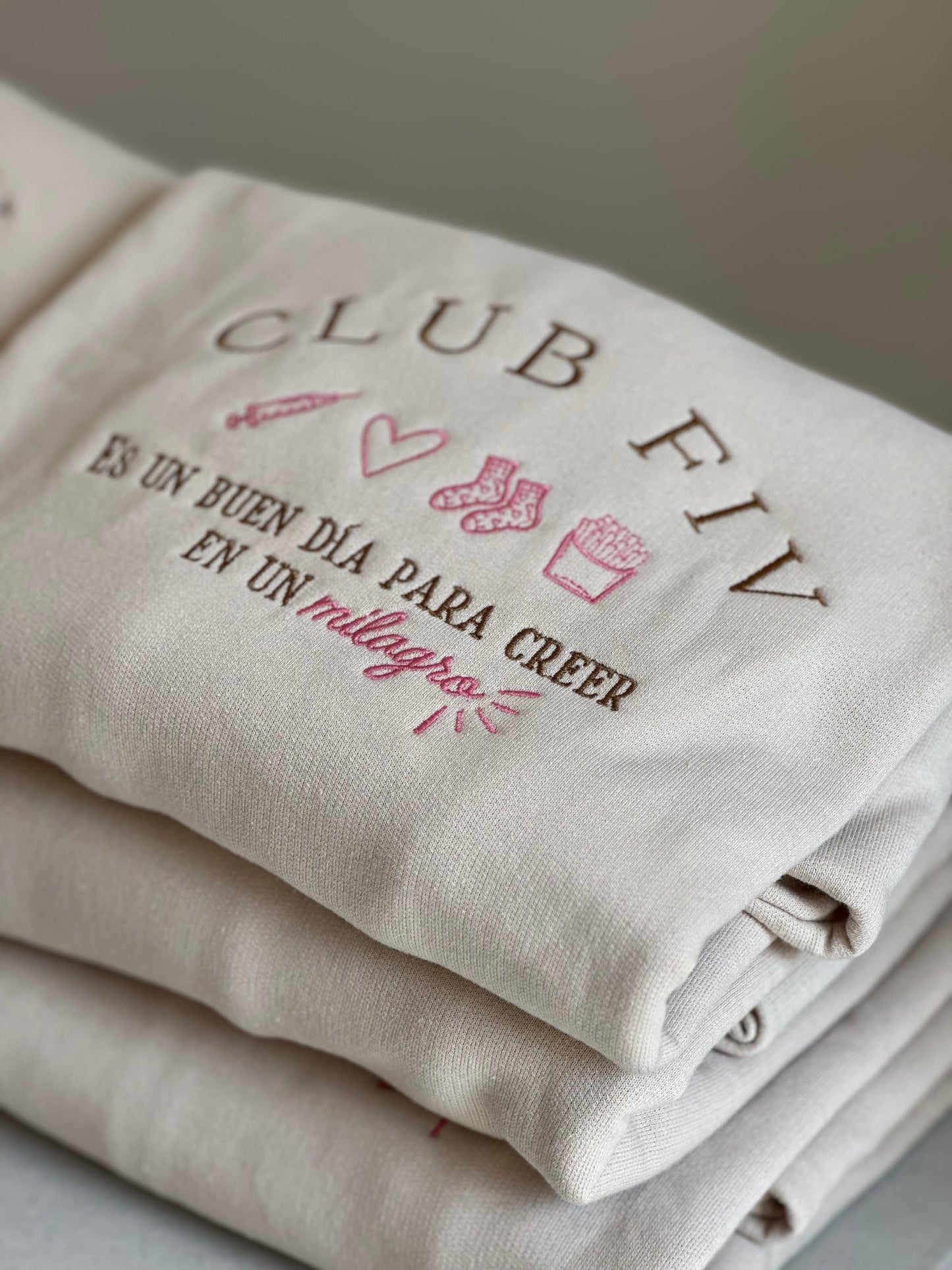 Sudadera CLUB FIV Beige Sand