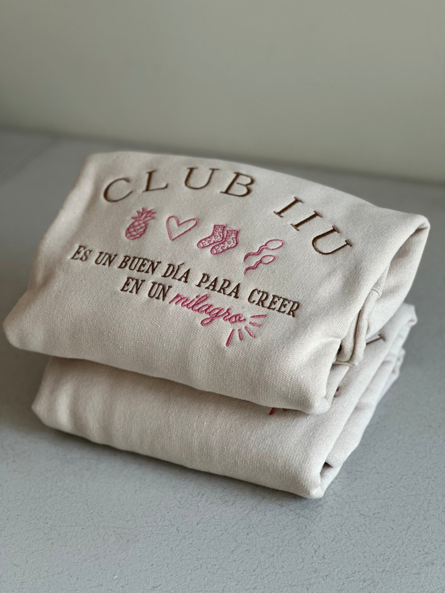 Sudadera IIU Beige Sand