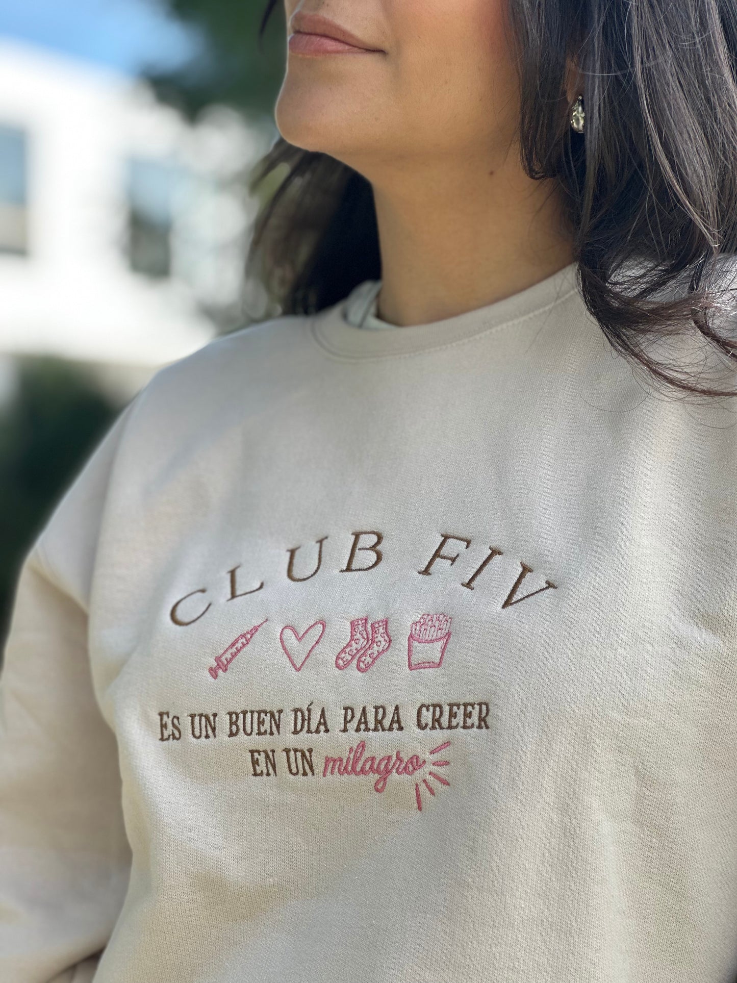Sudadera CLUB FIV Beige Sand