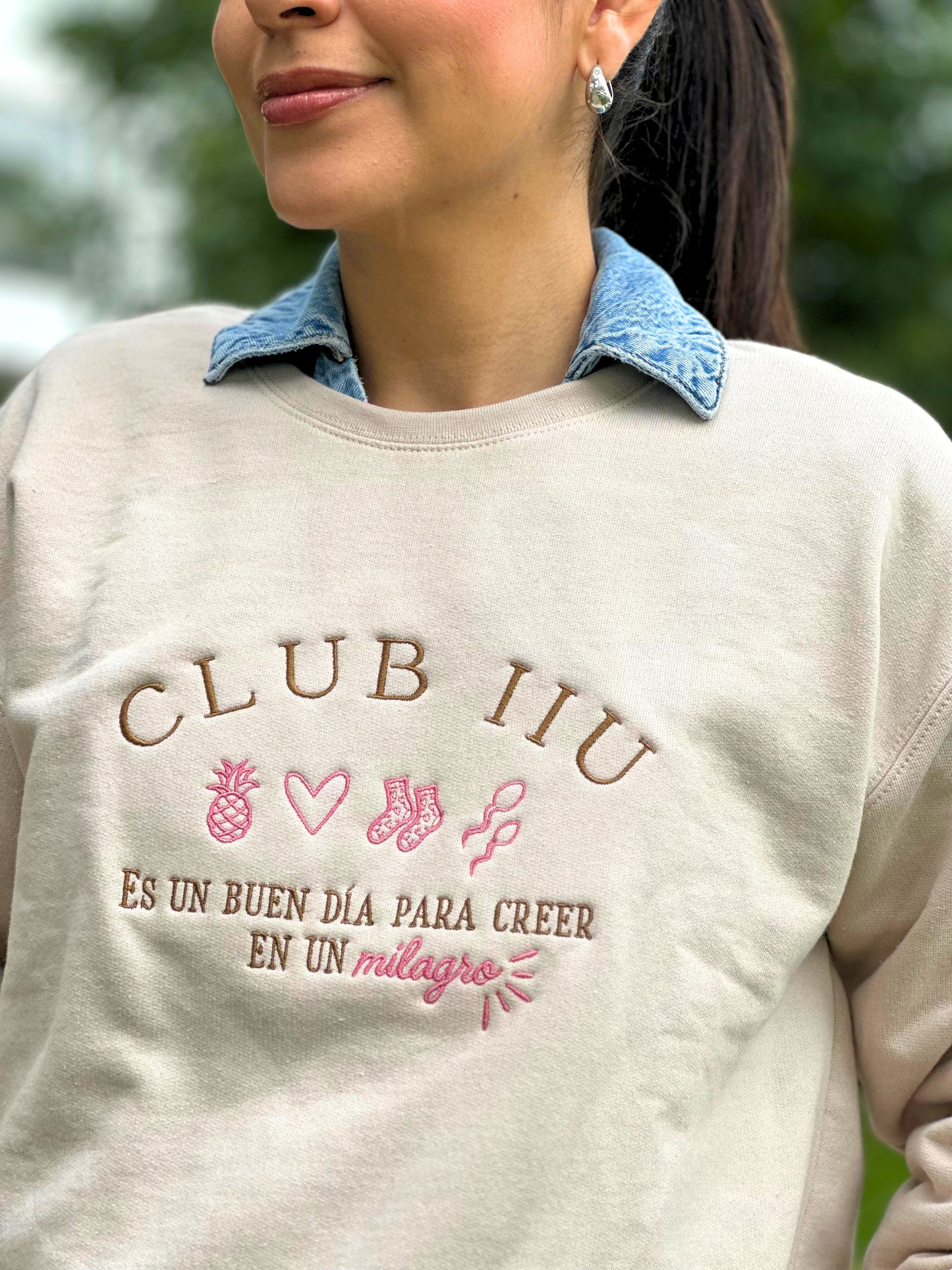 Sudadera IIU Beige Sand