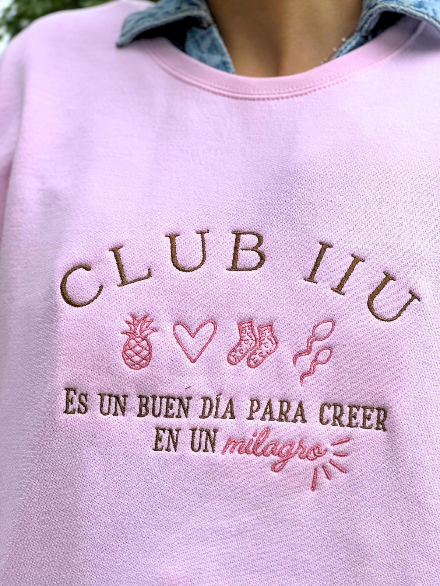Sudadera Rosa IIU Light Pink