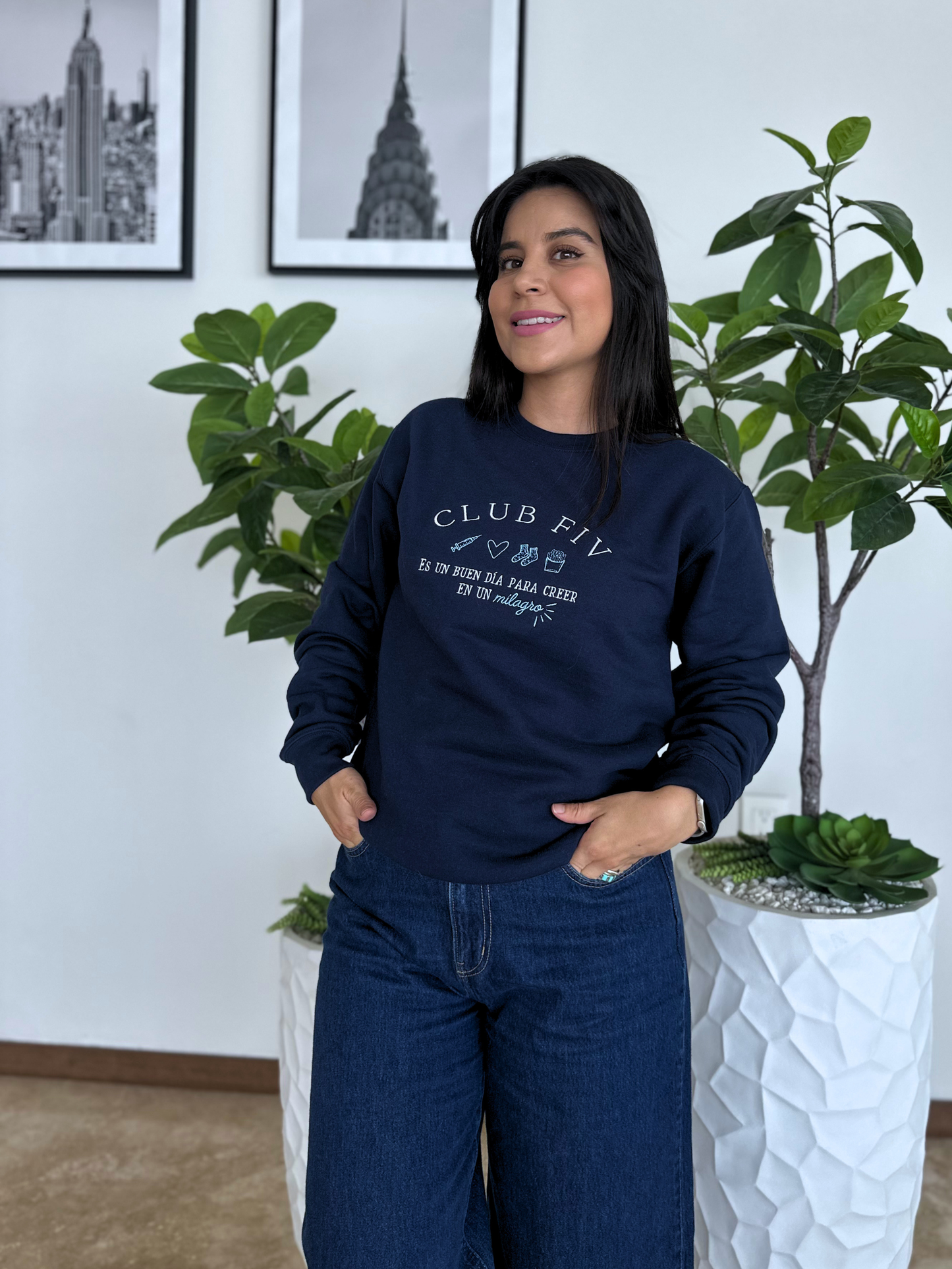 Sudadera CLUB FIV azul marino