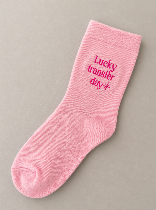 Calcetas "Lucky Transfer Day" color rosa #2