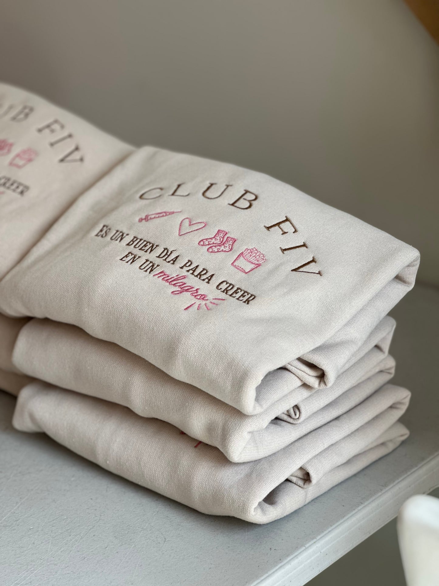 Sudadera CLUB FIV Beige Sand