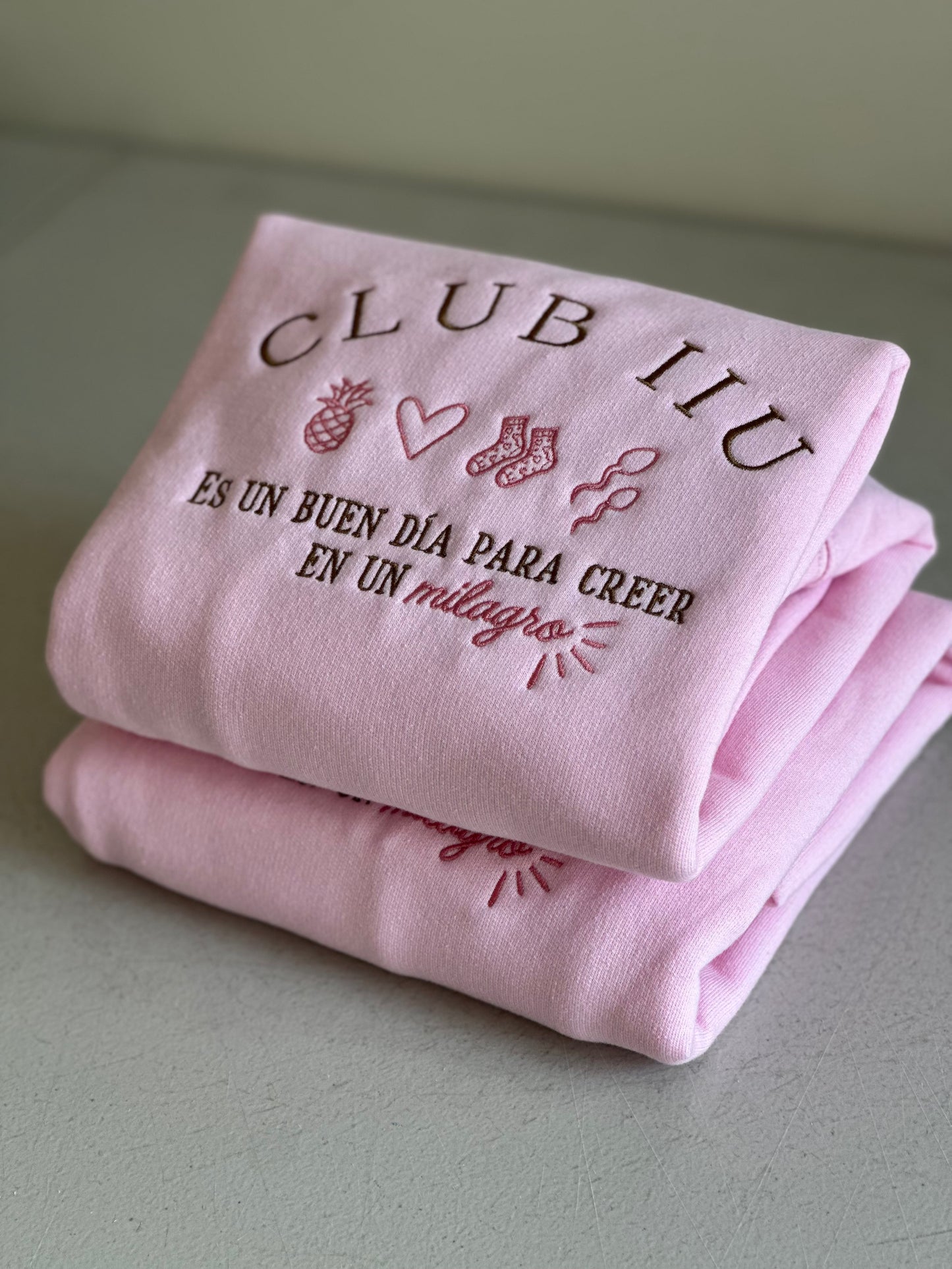 Sudadera Rosa IIU Light Pink